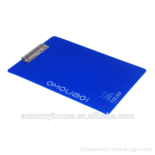 A4 Hard Plastic Metal Clip File Menu Hanging Board